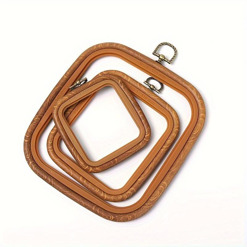 Square Decorative Fauxs Wood C - Wood Ring Blank ulasan dan harga