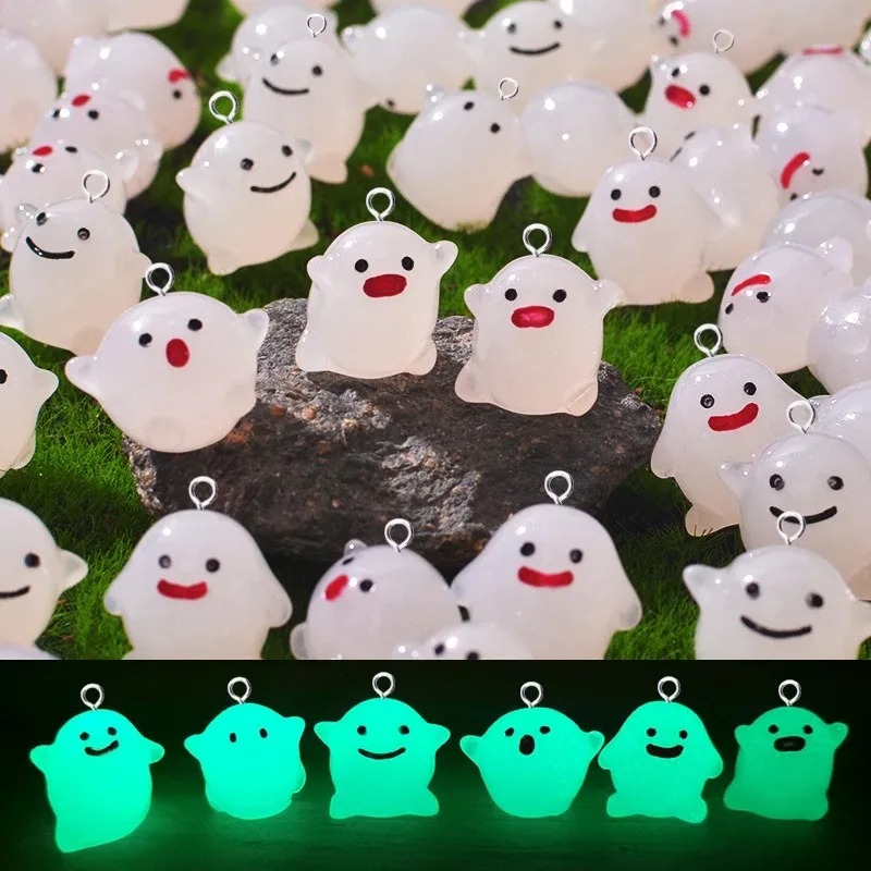 10Pcs Lovely Glow In The Dark  - Resin Crafts Diy ulasan dan harga
