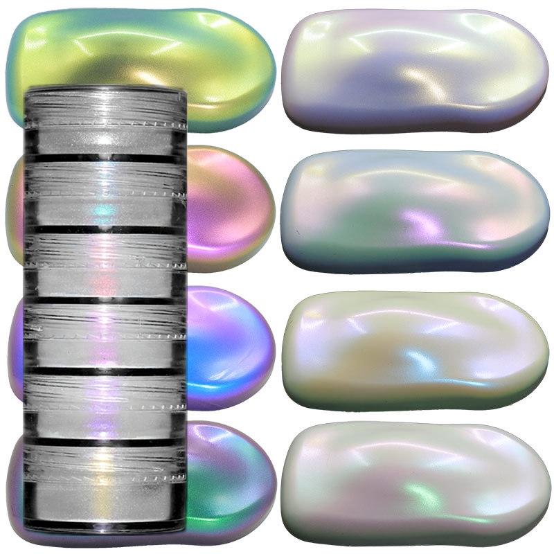 6Pcs Aurora Pearlescent Glitte - Resin Glitter Pack ulasan dan harga